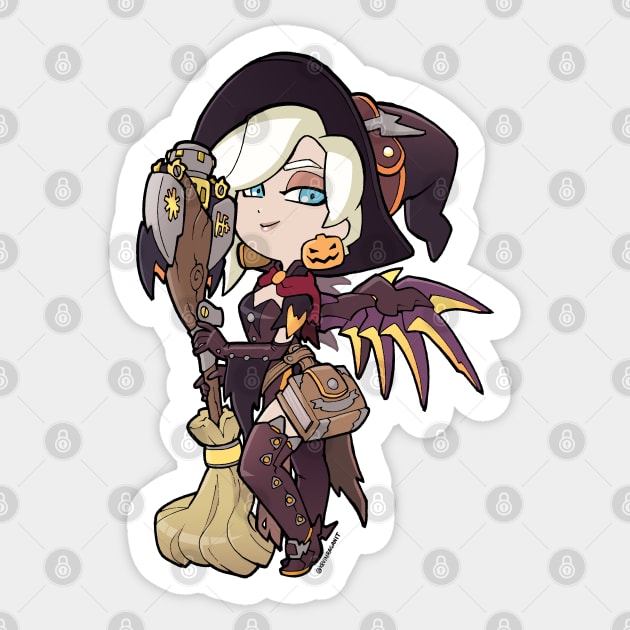 The Witch Sticker by fallerion